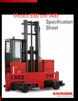 Elektrické vysokozdvižné vozíky s bočním ložením RAYMOND 9300-SL40TT