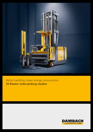 Elektrické vysokozdvižné vozíky s bočním ložením Dambach Hi-Racker 10