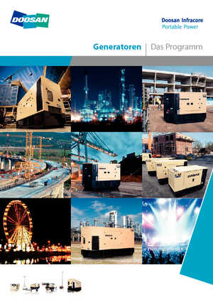 Naftové elektrocentrály Doosan G60-IIIA 