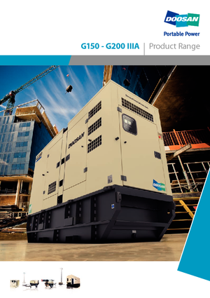 Naftové elektrocentrály Doosan G200-IIIA 