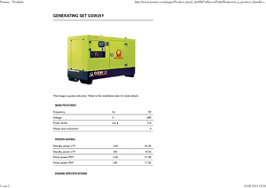 Naftové elektrocentrály PRAMAC Lifter GSW 35 Y