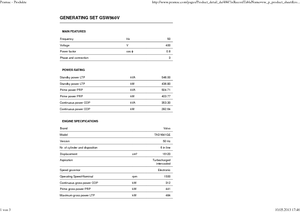 Naftové elektrocentrály PRAMAC Lifter GSW 560 V