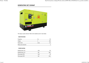 Naftové elektrocentrály PRAMAC Lifter GSW 80 P