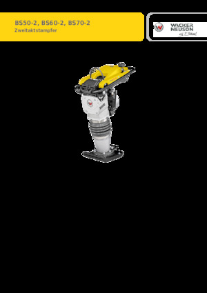 Vibrační pěchy naftové a benzínové Wacker Neuson BS60-2 11