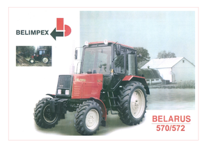 Traktory se zadním náhonem Belarus 570