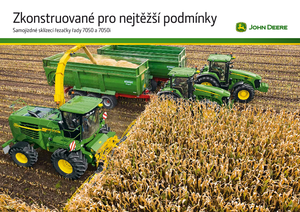 Sklízecí řezačky - pohon na 2 kola John Deere 7350