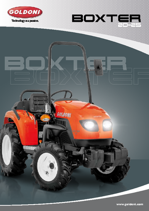 Traktory se zadním náhonem Goldoni Boxter 25