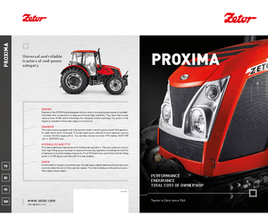 Traktory 4WD Zetor Proxima 100 HR