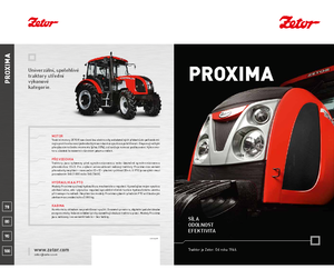 Traktory 4WD Zetor Proxima 100 HR