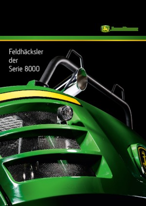 Sklízecí řezačky - pohon na 2 kola John Deere 8700
