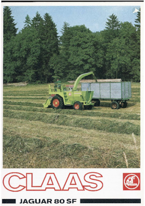 Sklízecí řezačky - pohon na 2 kola Claas JAGUAR 80 SF