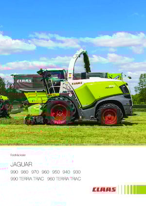 Sklízecí řezačky - pohon na 2 kola Claas Jaguar 960