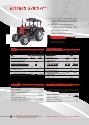 Traktory se zadním náhonem Belarus 570
