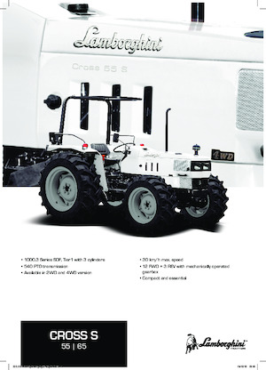 Traktory se zadním náhonem Lamborghini Cross S 65