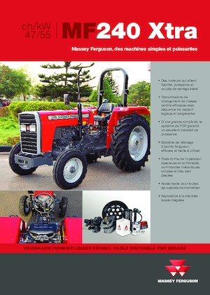 Traktory se zadním náhonem Massey Ferguson MF 240 Xtra
