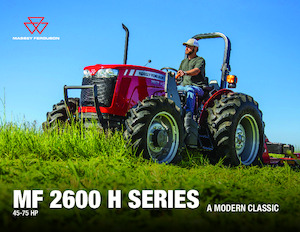 Traktory se zadním náhonem Massey Ferguson MF 2607 H