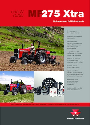 Traktory se zadním náhonem Massey Ferguson MF 275 Xtra