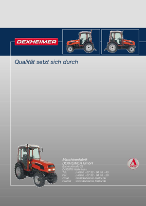 Traktory 4WD Dexheimer 509 Si