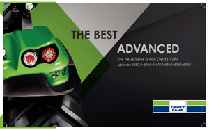 Traktory 4WD DEUTZ-FAHR 6180 Agrotron