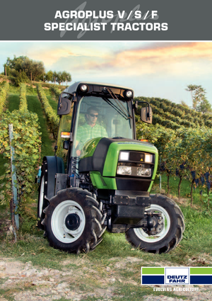 Traktory 4WD DEUTZ-FAHR Agroplus F 320 GS DT