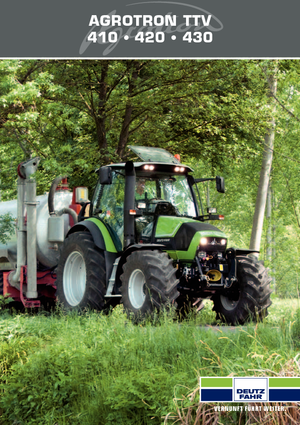 Traktory 4WD DEUTZ-FAHR Agrotron TTV 420 DCR