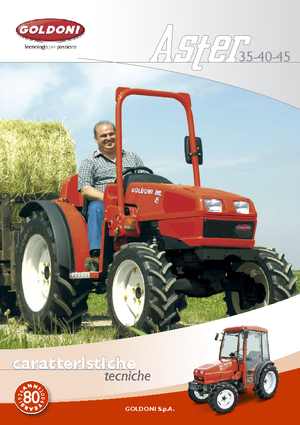 Traktory 4WD Goldoni Aster 40