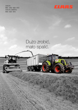 Traktory 4WD Claas Axion 810