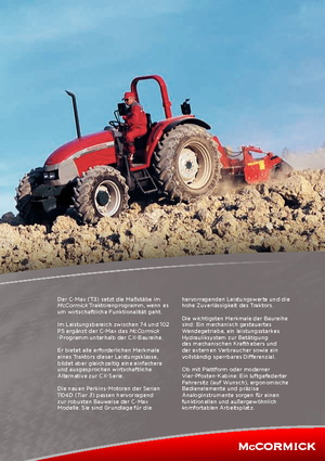 Traktory 4WD McCormick C 110 Max