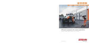 Traktory 4WD Steyr 4095 Kompakt Basis