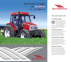 Traktory 4WD McCormick CX 105