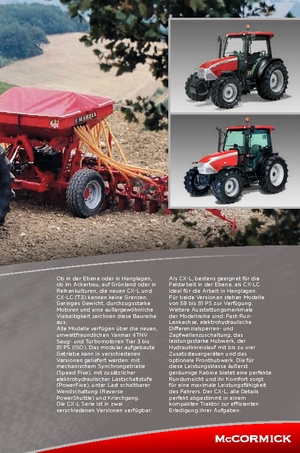Traktory 4WD McCormick CX 85 LC
