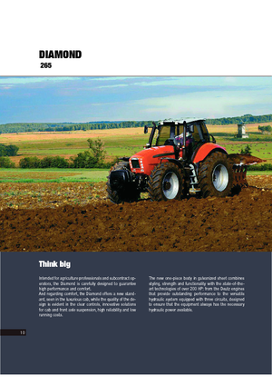Traktory 4WD SAME Diamond 265