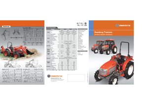 Traktory 4WD Kioti DK 551