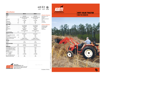 Traktory 4WD Kioti DS 4110