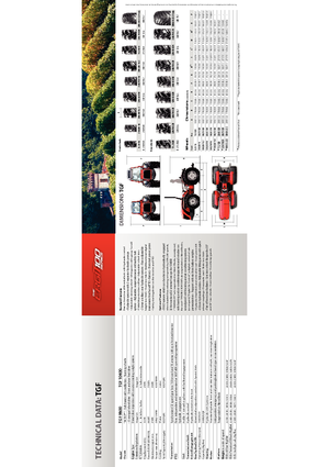 Traktory 4WD Carraro Ergit TGF 9800