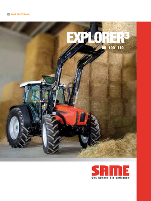 Traktory 4WD SAME Explorer³ 100 DT