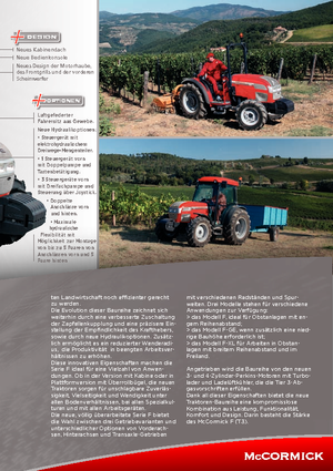 Traktory 4WD McCormick F 120 XL