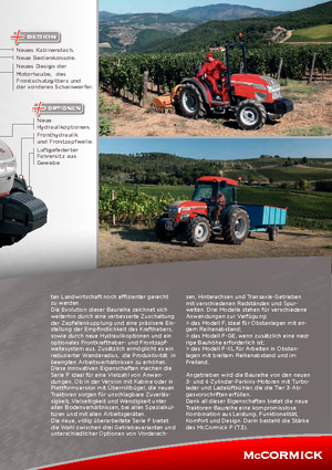 Traktory 4WD McCormick F 100 GE