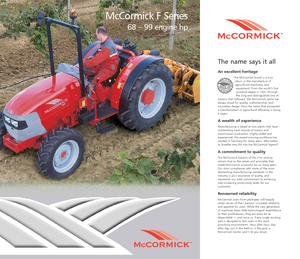 Traktory 4WD McCormick F 95