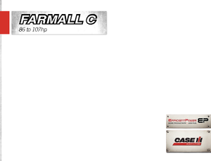 Traktory 4WD Case IH Farmall 85 C Komfort