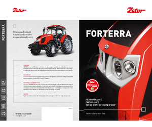 Traktory 4WD Zetor Forterra 125