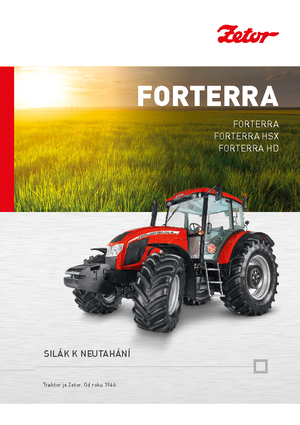 Traktory 4WD Zetor Forterra 140 HD