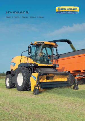 Sklízecí řezačky - pohon na 4 kola New Holland FR 850
