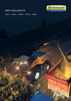 Sklízecí řezačky - pohon na 4 kola New Holland FR 600