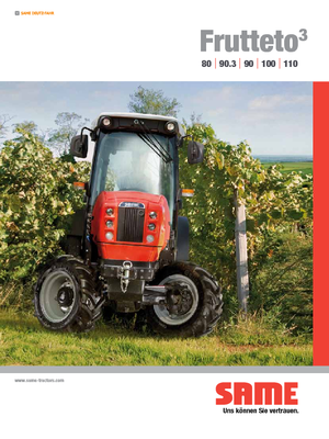 Traktory 4WD SAME Frutteto³ 110 GS DT