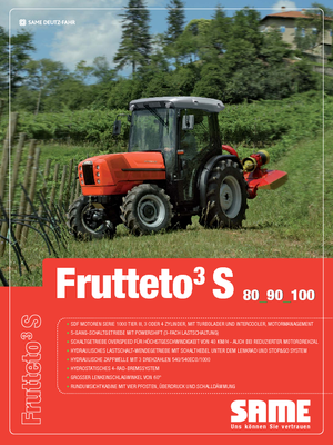 Traktory 4WD SAME Frutteto³ S 90 GS DT