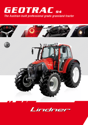 Traktory 4WD Lindner Geotrac 94