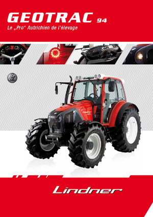 Traktory 4WD Lindner Geotrac 94
