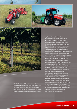 Traktory 4WD McCormick GM 45