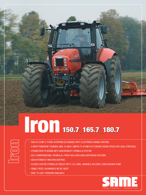 Traktory 4WD SAME Iron 180.7 Hi-Line